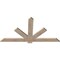 Ekena Millwork Kennewick Smooth Timber Gable Bracket, Douglas Fir, 72"W x 39"H x 1 1/2"D x 5 1/2"F, 13/12 Pitch GBW072X39X0206KEN00SDF - alternate 3